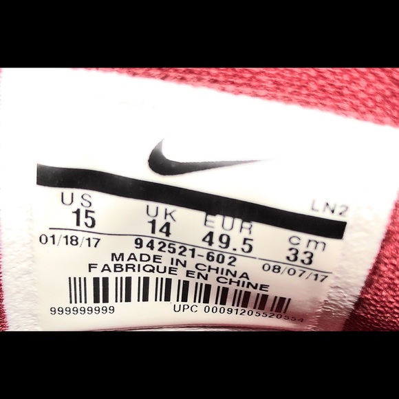 Nike Kobe AD TB Promo Men Maroon Basketball Shoes - Picture 7 of 7